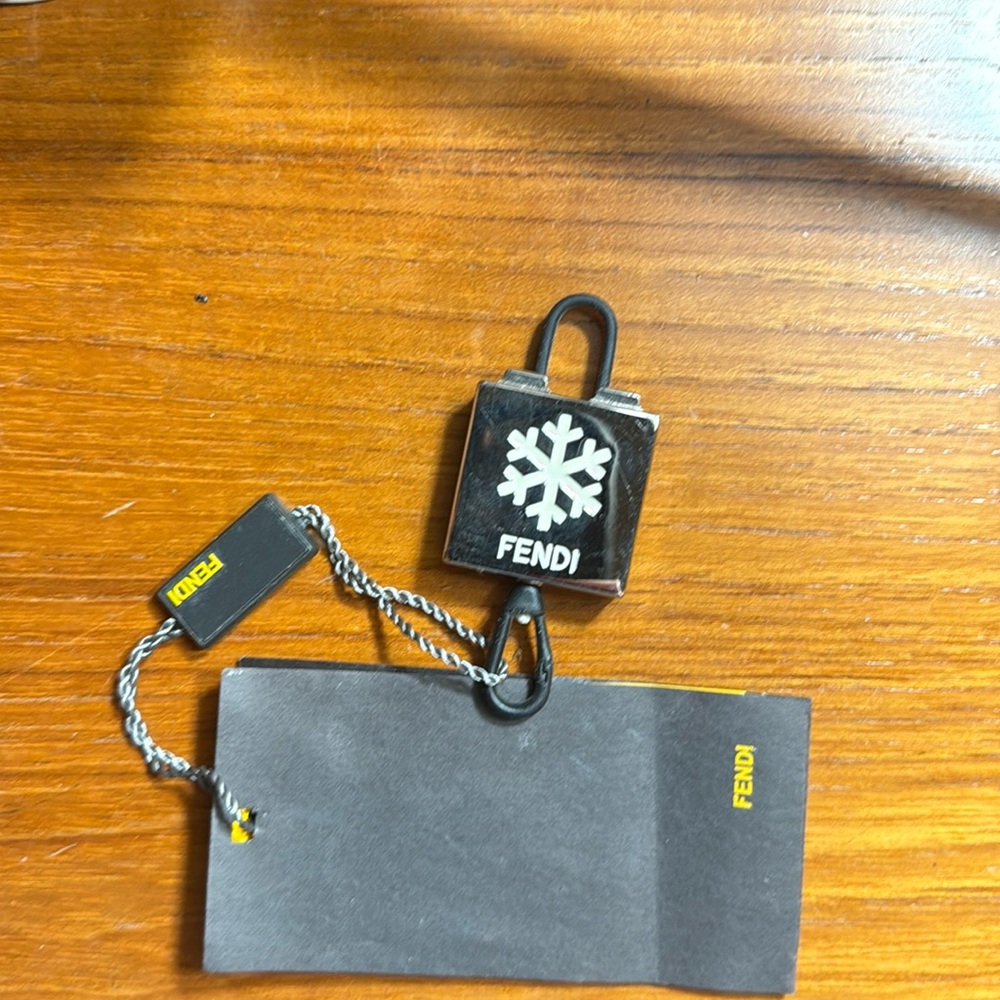 Fendi retractable ski pass holder